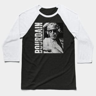 Anthony Bourdain - Vintage Adventure Baseball T-Shirt